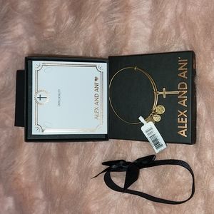 Alex and Ani Immortality Cross Bracelet Brand New